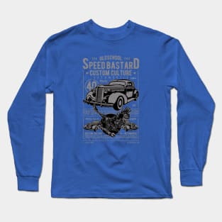 Oldschool Speed Bastard V8 Long Sleeve T-Shirt